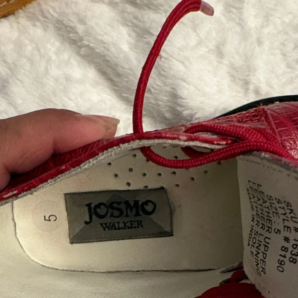Chic Red Kids Dress Shoes